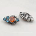 Titanium Stacked Beaded CZ Bezel Cluster Gem Micro Dermal Anchor Top Body Jewelry